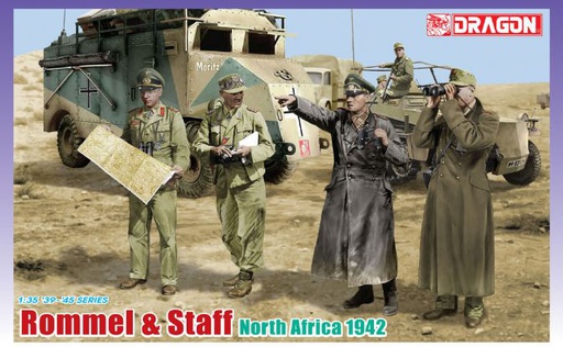 [ DRA6723 ] ROMMEL AND HIS STAFF (N. AFRICA 1942) 