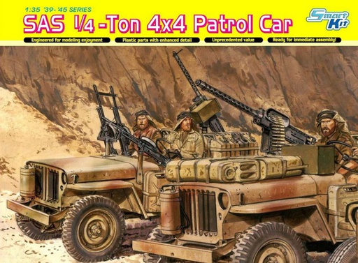 [ DRA6745 ] 1/35 SAS 1/4 TON 4X4 PATROL CAR (SMART KIT) 