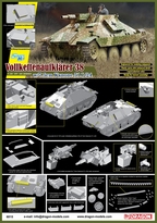 [ DRA6815 ] 1/35 VOLLKETTENAUFKLAERER 38 Z/7.5 CM KANONE 51 L/24 