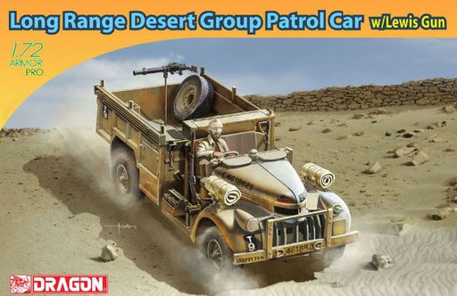 [ DRA7439 ] LONG RANGE DESERT GROUP PATROL CAR with Lewis Gun1/72