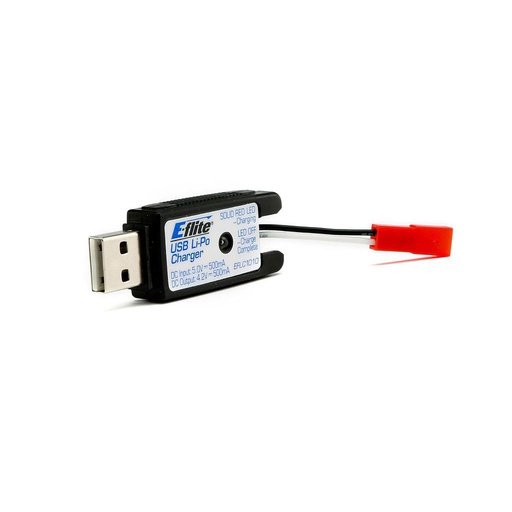 [ EFLC1010 ] 1S USB Li-Po Charger, 500mA, JST: 180 QX HD 