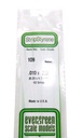 [ EG109 ] Evergreen styrene strip 0.25x6.3x350mm (10s.)