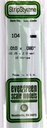 [ EG104 ] Evergreen styrene strip 0.25x2.0 x 350 mm (10s.)
