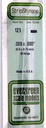 [ EG121 ] Evergreen styrene strip 0.5x0.75x350mm (10s.)