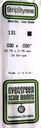 [ EG131 ] Evergreen styrene vierkant vol 0.75x0.75x350mm (10s.)