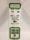[ EG156 ] Evergreen styrene strip 1.5 x3.2x350  mm (10s.)