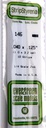 [ EG146 ] Evergreen styrene strip 1x3.2x350mm (10st.)