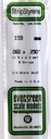 [ EG159 ] Evergreen styrene strip 1.5x6.3x350 mm ( 8s.)