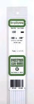 [ EG168 ] Evergreen styrene strop 2 x4.8x350 mm ( 8s.)