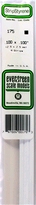 [ EG175 ] Evergreen styrene vierkant vol 2.5x2.5x350 mm ( 8s.)
