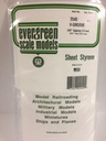 [ EG2040 ] Evergreen V-groef 1.0mm plaat  0.5x150x300mm 1st