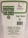 [ EG2060 ] Evergreen V-groef 1.5mm plaat 0.5x150x300 mm 1st