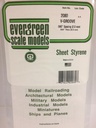 [ EG2080 ] Evergreen styrene V-groef 2.0mm plaat 0.5x150x300mm 1st