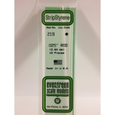 [ EG219 ] Evergreen styrene rond vol 0.6mmx350mm (10st.)