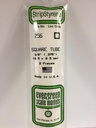 [ EG256 ] Evergreen styrene  vierkant-buis 9.5mmx360mm(2st.) 