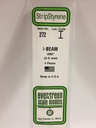 [ EG272 ] Evergreen styrene 'H' Profiel 2   mm (4s.)