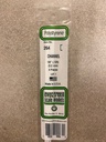 [ EG264 ] Evergreen styrene 'U' Profiel 3.2 mm x 350mm 4st