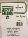 [ EG3025 ] Evergreen passenger car V-groef 2-1/4" spacing 0.75x150x300mm