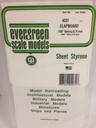 [ EG4031 ] Evergreen clapboard 0.75mm spacing  1.0x150x300mm 1st