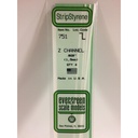 [ EG751 ] Evergreen EG Z Channel 1,5 x 0,7 mm (4s.)