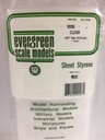 [ EG9006 ] Evergreen doorzichtige plaat 0.25mm 150x300mm 3st