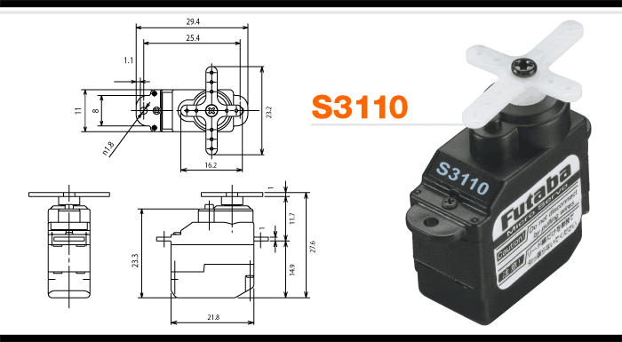 [ F1346 ] SERVO S 3110