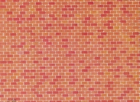 [ FAL170608 ] Faller muurplaat baksteen HO 1/87 0.5mmx25x12.5cm