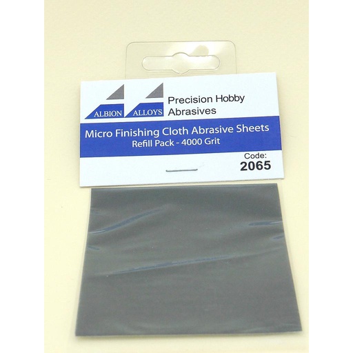[ FF2065 ] Flex-i-file micro finish cloth abrasive sheet 4000 grit (2pcs)
