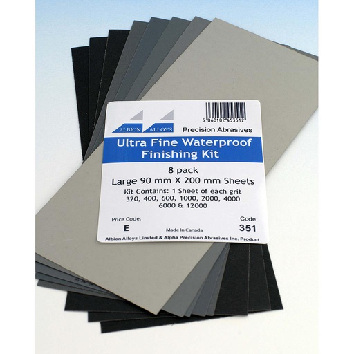 [ FF351 ] Flex-i-file ultra fine waterproof finishing kit / 3.5"x8" 