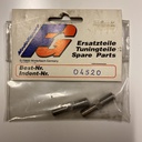 [ FG04520 ] titanium regelbaar stang  8x32  2st