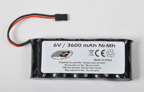 Vermindering Glad Conflict FG06546/02 ] FG modelsport Accu RX 6V/3600Mah JR | Modelbouw Baillien