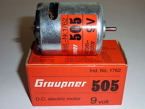 [ G1762 ] Graupner 505 Motor - 9 V