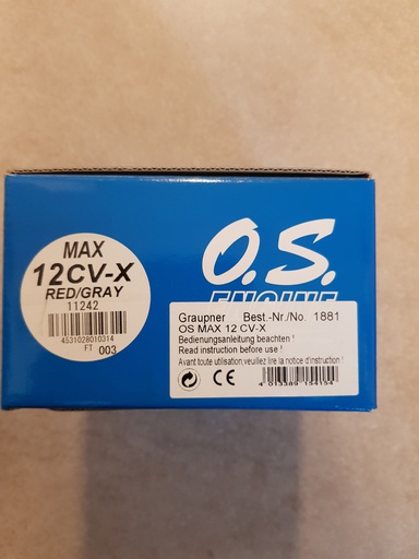 [ G1881 ] OS MAX 12 CV-X K³hlkopf rot PROMO normaal 165