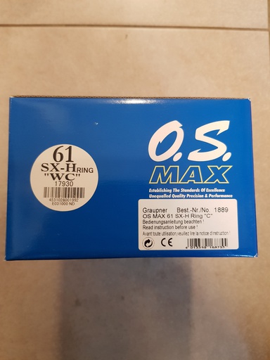 [ G1889 ] 'OS MAX 61 SX-H ''C''(ex1857)'  PROMO normaal € 275
