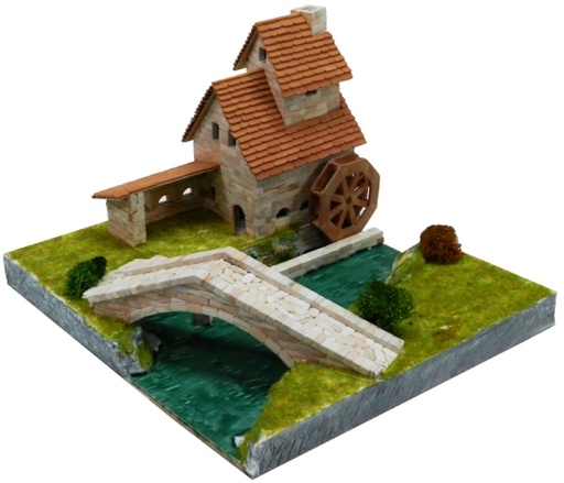 [ A1409 ] Aedes smederij met brug  / Forja con puente