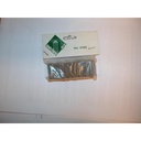[ A2105 ] Aedes natuursteen dakpannen grijs/bruin  9x28x26mm 1/10 25st