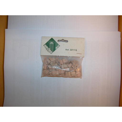 [ A2211B ] Aedes natuursteen tegel 6x11x1mm 1/32  1/35  300st