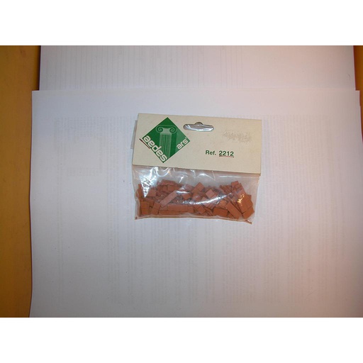 [ A2212 ] aedes natuursteen 6x5x1mm  1/72  1/87  300st
