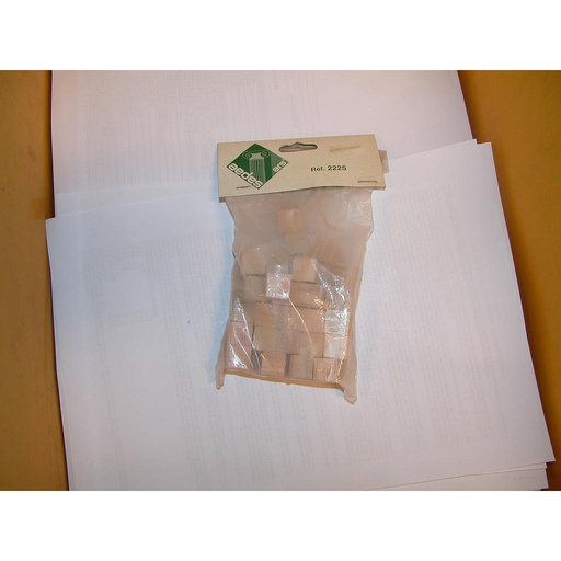 [ A2225 ] Aedes natuursteen vierkant 15x15x15mm  50st