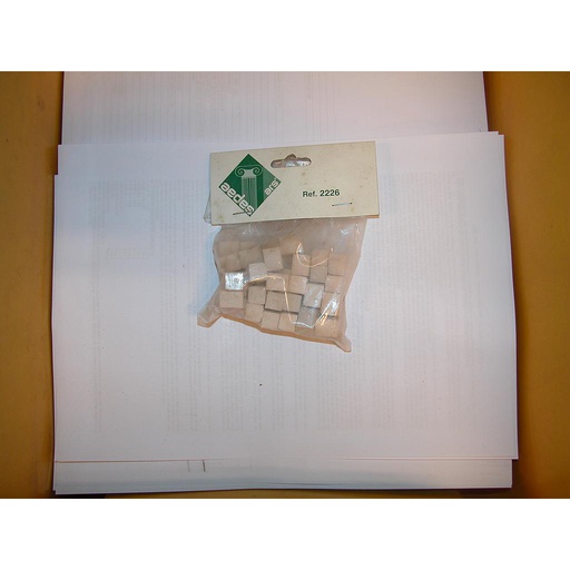 [ A2226 ] Aedes natuursteen rechthoekig 10x10x15mm  50st