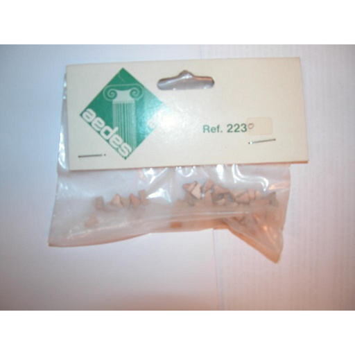 [ A2230 ] Aedes natuursteentje speciale vorm 6x4x5mm (variabel)  50st