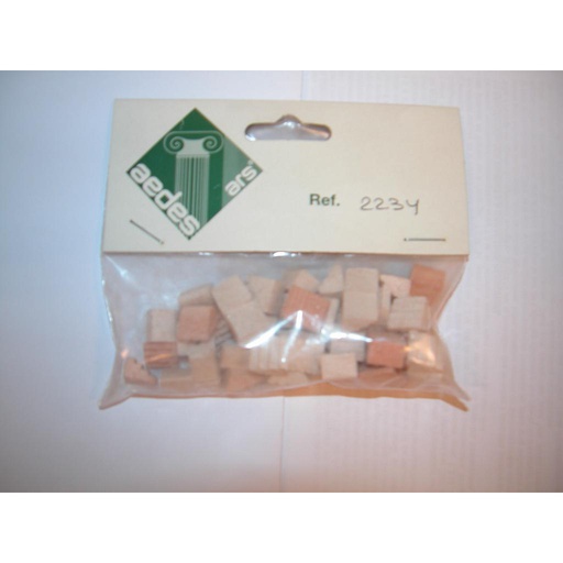 [ A2234 ] Aedes natuursteen speciale vorm 5x10x10mm (variabel)  50st