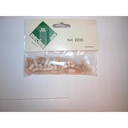 [ A2235 ] aedes natuursteen cilindervorm diam 5mm / lengte 50st 