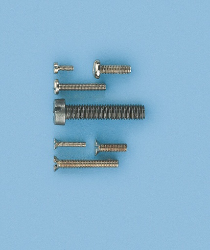 [ G5884.20 ] Senkkopfschraube Messing vernickelt M2.5x20