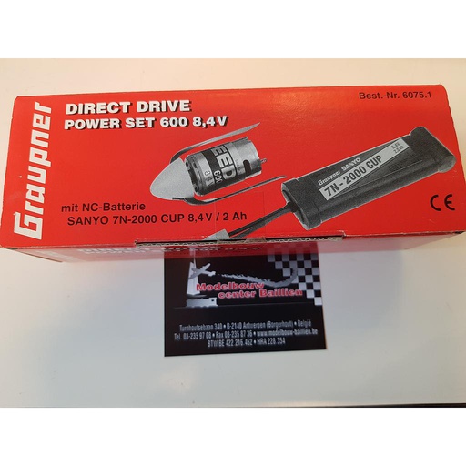 [ G6075.1 ] Graupner POWER SET SPEED 600 8,4V