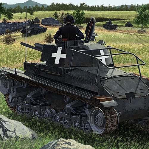 [ AC13313 ] Academy German Command Tank Pz.Kpfw.35t 1/35 