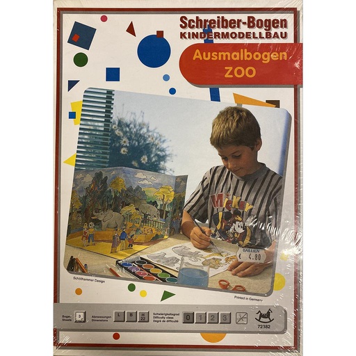 [ GA72382 ] Schreiber-Bogen Kleurplaten dierentuin