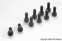 [ GF-0100-005 ] Cilinderkopschroef - Binnenzeskant - M2X16 - Staal - 10 st 