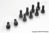[ GF-0100-013 ] Cilinderkopschroef - Binnenzeskant - M2,5X16 - Staal - 10 st 