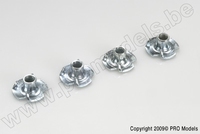 [ GF-0149-004 ] Inslagmoer - M6 - Gegalvaniseerd staal - 5 st 